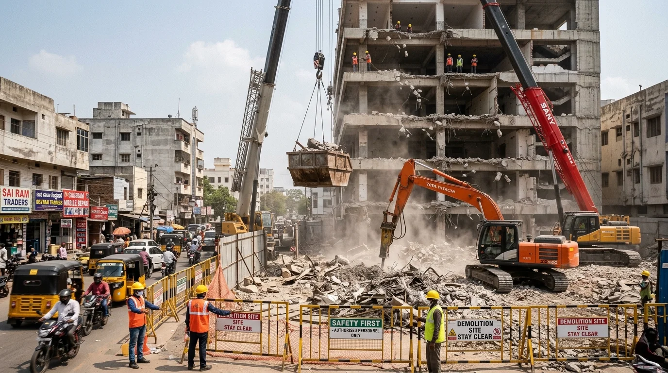 Hospital Building Demolition Hyderabad