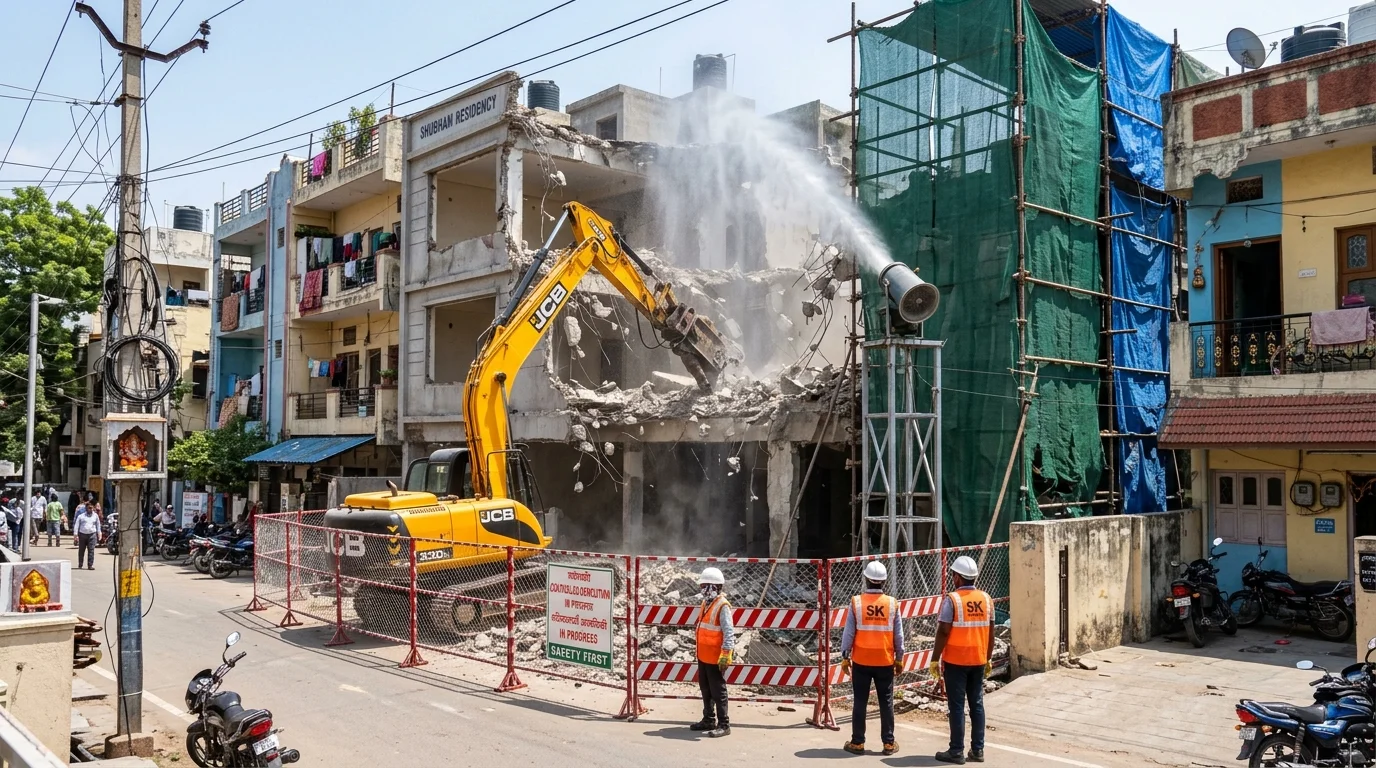 Residential Building Demolition Services in Hyderabad