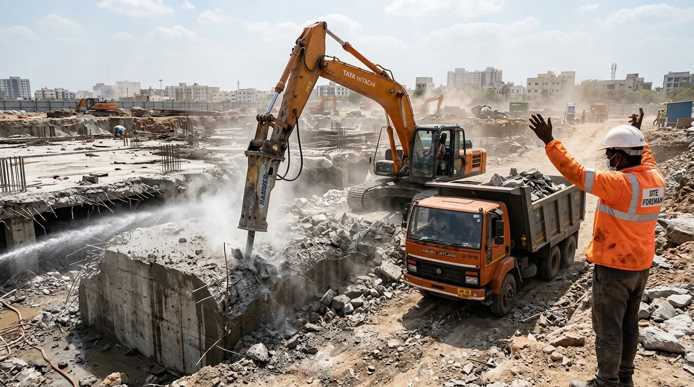 Foundation Demolition Planned Around Your Project Requirements Hyderabad