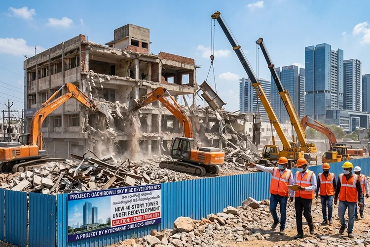 Buildings Undergoing Redevelopment in Hyderabad